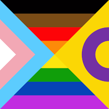 square progress pride flag indivisible lgbtq