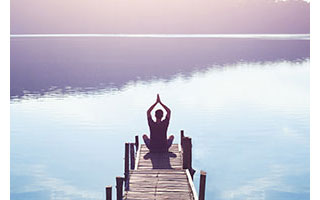 yoga on the water