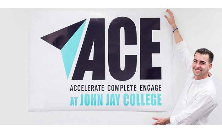 Piotr Tandek is the first graduate of CUNY’s Accelerate, Complete and Engage (ACE) program