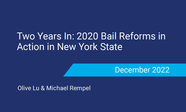 Bail Reform Impact Report Cover