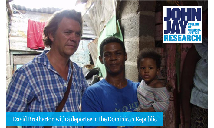 David Brother with a deportee in the Dominican Republic