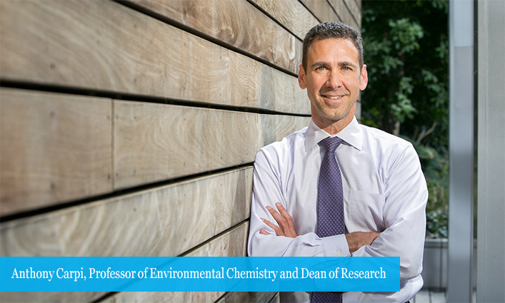 Anthony Carpi, Professor of Environmental Chemistry and Dean of Research