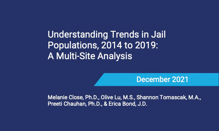 Understanding Trends in Jail Populations analysis cover report