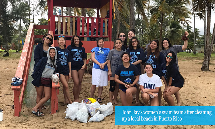 The Women’s Swim Team Strengthens Their Bond In Puerto Rico
