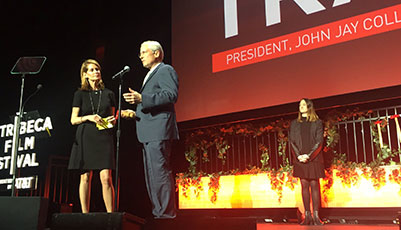 President Jeremy Travis at Tribeca Film Festival