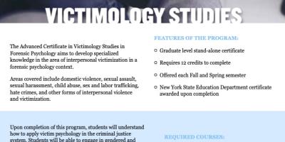 Advanced Certificate in Victimology Studies