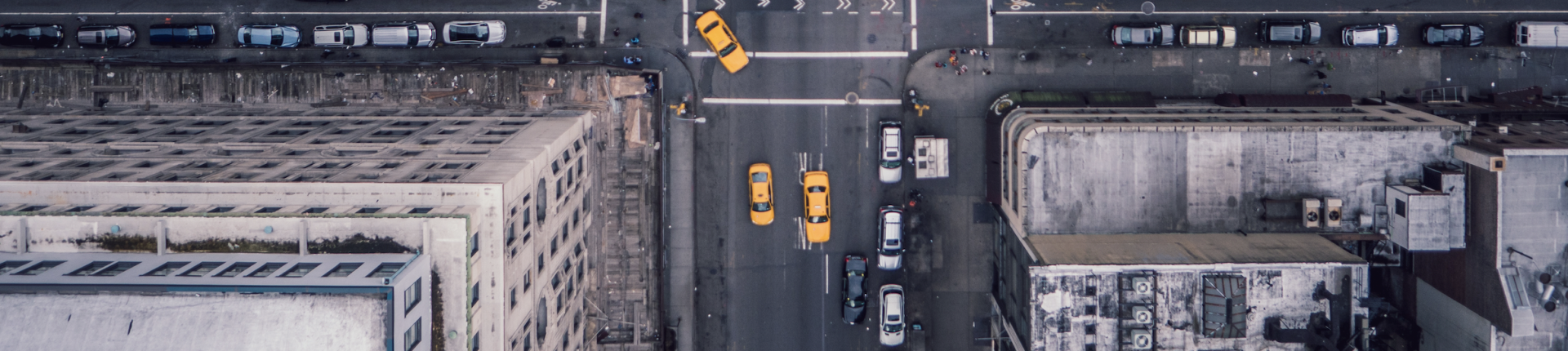 Overhead Image of New York City Street 
