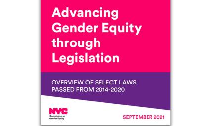 Advancing Gender Equity Through Legislation Cover