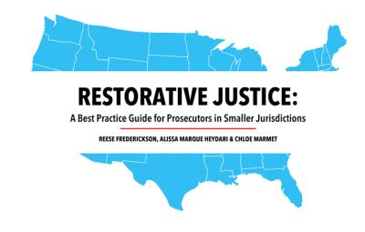 Restorative Justice Guidelines for Prosecutors in Smaller Jurisdictions