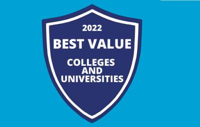 2022 Best Value Colleges and Universities logo