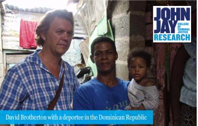 David Brother with a deportee in the Dominican Republic