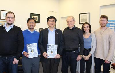 Provost Yi Li with Center for International Human Rights