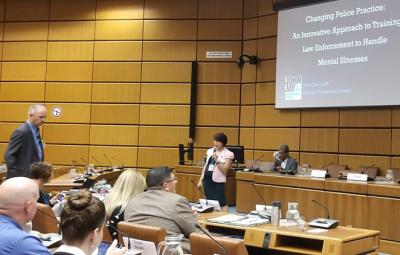Keynote speaker Fern Chan at United Nations Office of Drug and Crime in Vienna 