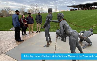 John Jay Honors Students at the National Memorial for Peace and Justice