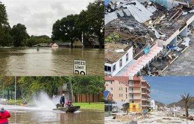 Pictures of hurricane affected areas