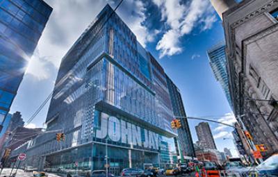 view of John Jay College on 11th Ave corner