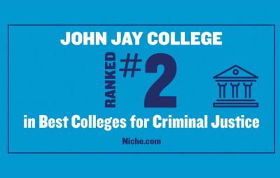 John Jay Ranked #2 for Criminal Justice