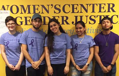 For Purple Day, John Jay Students Speak Out Against Domestic Violence