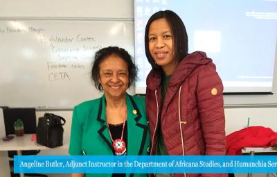 Angeline Butler, Adjunct Instructor in the Department of Africana Studies and Humanchia Serieux