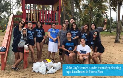 The Women’s Swim Team Strengthens Their Bond In Puerto Rico