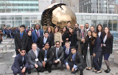 John Jay Students at the 2018 national Model U.N. Conference