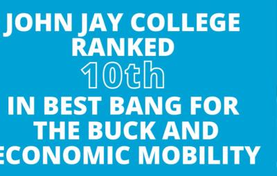 John Jay Ranked 10th in Best Bang for the Buck
